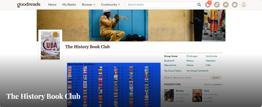 The History Book Club community