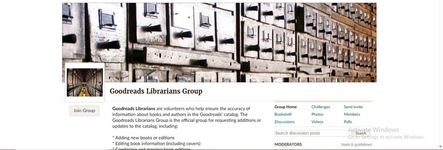 Goodreads Librarians Reading Challenge reader community