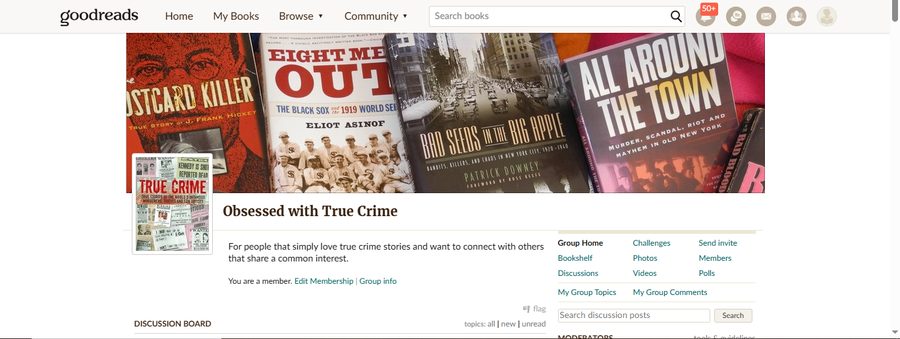 Obsessed with True Crime Reading Community reader community